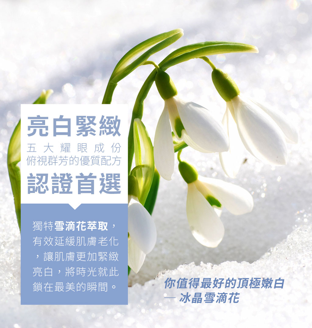 We Charming 冰晶雪滴花靚白面膜-頂級亮白成分(冰晶雪滴花)