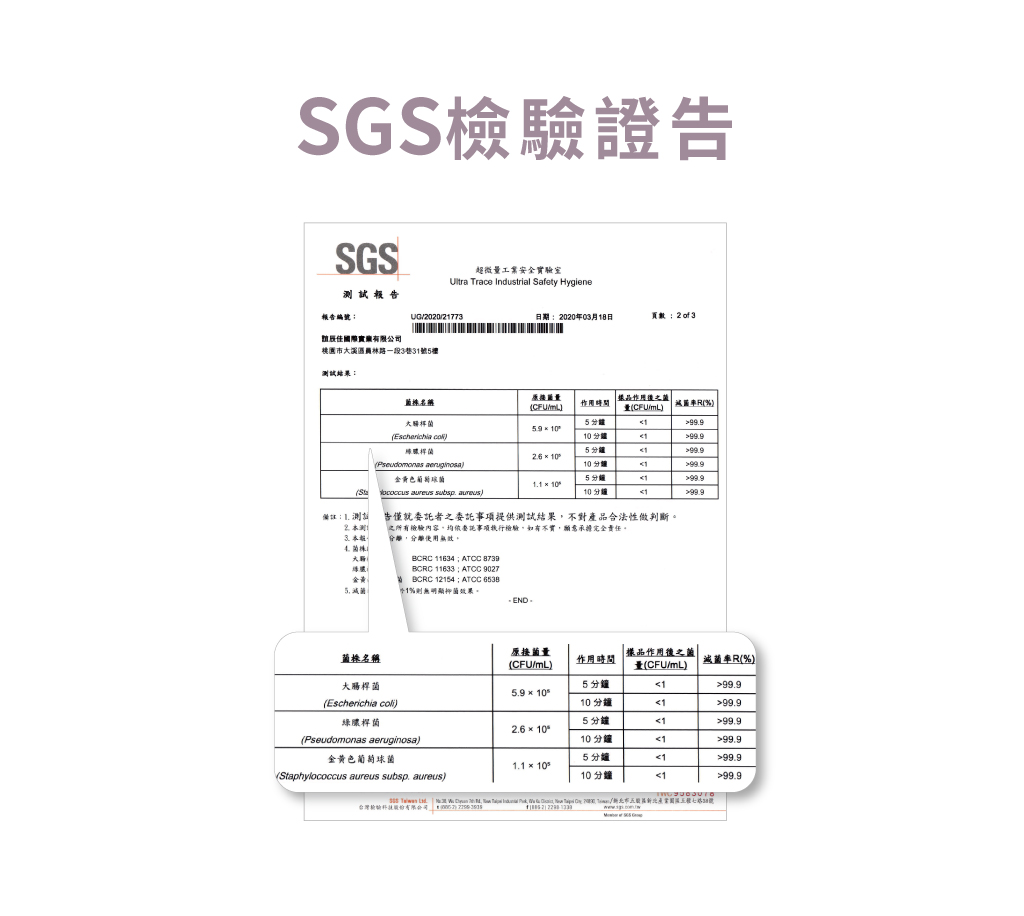 SGS檢驗證明_乾洗手